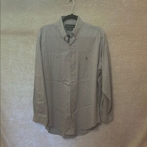 Ralph Lauren Blue Classic Casual Button Down Shirt